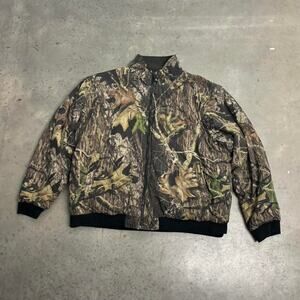 Crazy Vintage Camo Remington 80s Mossy Oak Heavyweight Big Jacket